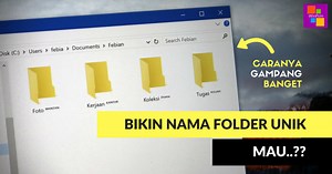 Membuat Nama Folder Unik ala "Superscript" di Windows