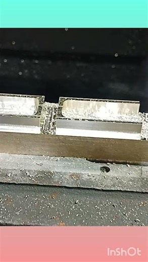 cnc milling machine profile cutting in brass material