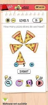 Brain Test Tricky Puzzle Level 5 | Walkthrough & Solution | Brain Test Gameplay