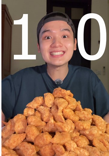 Nem chua rán mukbang 100 chiếc nhỏ xinh | Harburgery Schannel