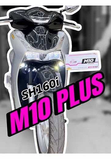 SH160i lắp M10 PLUS , form này gọn dành cho ae thích sự đơn giản giống như mình ! Đôi khi chỉ cần 1 cặp đèn mini đi tour chill chill là quá đủ ! #m10plus #thầnđènq12 #Imc_1997 #dentrosang #den_xe_sieu_sang
