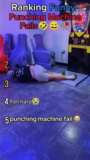 Ranking Funny Punching Machine Fails👊🤣😅 #ranking#fail