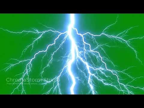 Realistic Lightning Green Screen Effects – Storm, Sparks & Cloud Scenes
