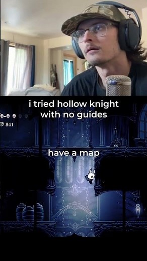 i tried hollow knight with no guides