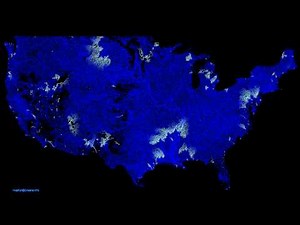 USA Watersheds animated