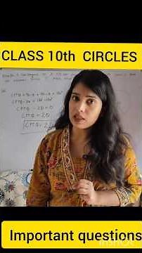 | Class 10th Circles important questions | #circles #importantquestions #class10maths