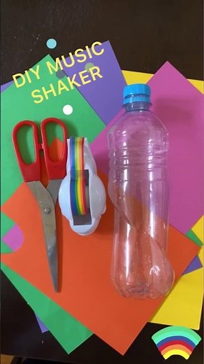 🎶🌈 Make your own upcycled music shaker craft! 🌈🎶