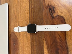 Apple Watch Series 8 GPS+Cellular 45mm (Starlight with Sports Band) unboxing and setting up