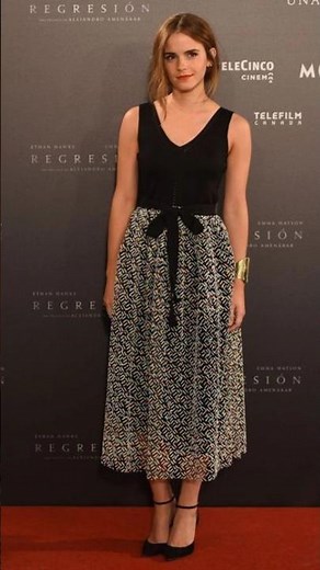 Emma Watson' Dress Collection #outfitgoals #emmawatson #womensfashion #fashionstyle