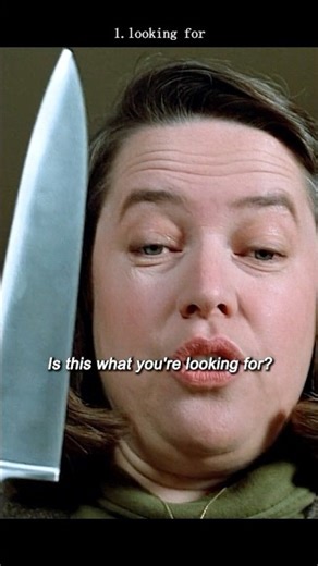 #movie In this harrowing and iconic scene from Rob Reiner's psychological thriller Misery, #movie