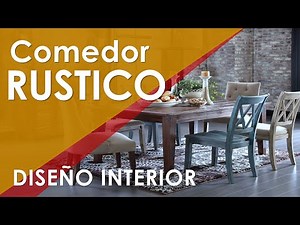 15 Ejemplos de COMEDORES RUSTICOS, modernos y de madera. Ideas de decoración de comedores rústicos.
