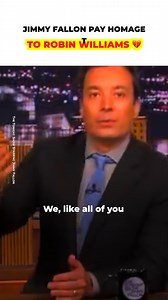 On August 11th, 2014, Robin Williams passed away. He was 63 but he didn’t want to live anymore and decided to exit by himself. Days later, Jimmy Fallon decided to pay homage to him on his show 💔 | Hallelujah
