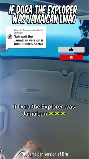 Dora the Explorer Jamaican Remix - Laugh Out Loud Adventure! #funny #fypシ #Jamaica