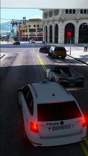 She tries to flee...