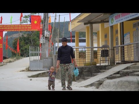 Little Kiem’s first day at school under Nick’s loving care, Nick & kiêm daily