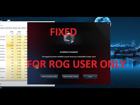 Fix Armoury Crate Rog Installation Failed Issue - Quick and Easy Solutions