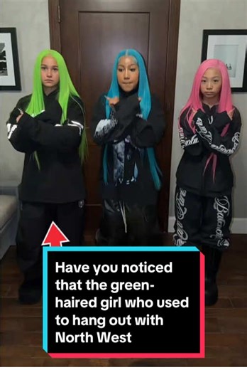 The Mystery of North West's Green-Haired Friend