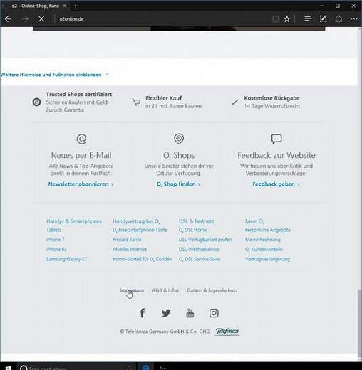 Aktuelle E-Mail-Adresse von o2 herausfinden