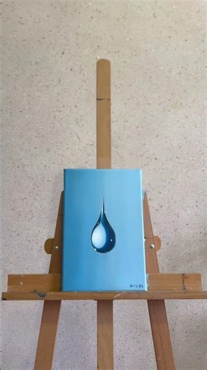 Water Drop Painting | Realistic Drop Art “Drop”