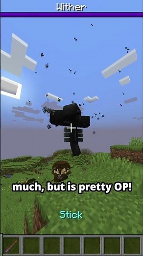 How to get a Knockback 1000 Stick in Minecraft 🥊 #shorts