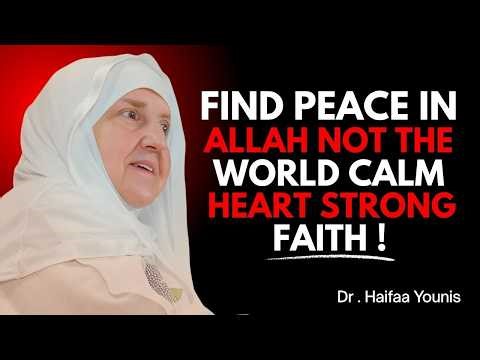 How a Muslim Woman Can Stay Calm, Peaceful & Close to Allah || SPEECH BY DR HAIFAA YOUNIS