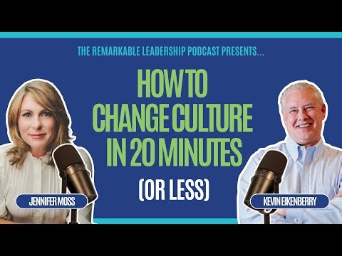 How to Change Culture in 20 Minutes (or Less) with Jennifer Moss