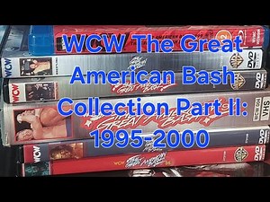 WCW The Great American Bash Collection Part II: 1995-2000 VHS, Custom DVD & Blu Ray