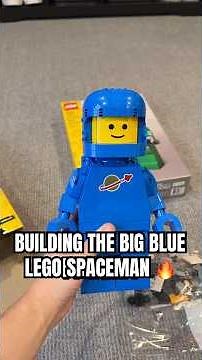 BUILDING THE BIG BLUE LEGO SPACEMAN 🔥