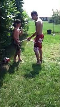 Boy taking a Pee