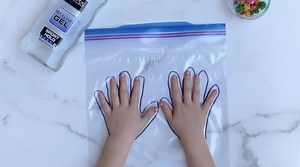Kids Clean Hands Sensory Bags: Zip Bags, Gel, Marker, Beads | Mothercould