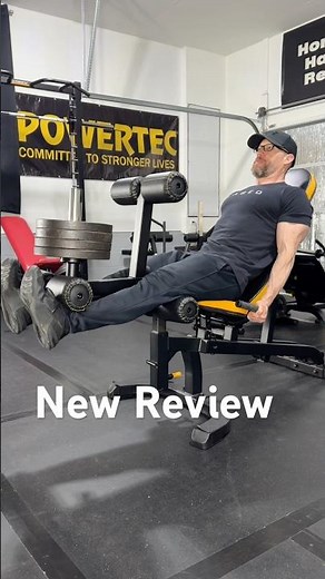 New Review for the NEW Powertec Leg Extension / Leg Curl Attachment is Live #powertec #homegym