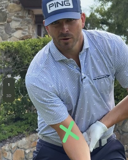 Right Elbow Alignment for Straighter Drives: Blue Brick Drill