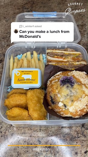 Make Your McLunch 🍔😍 #mcdonalds #fastfood #lunchboxideas #creative #food #lunch #lunchideas #viralreels #reels | Foodie's Time
