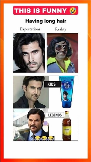 Having Long Hair – Expectations vs Reality! 💁‍♀️ #viral #shorts #funny #tiktokeffects