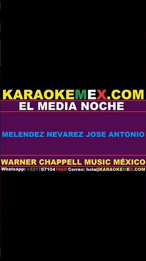 karaoke los cadetes de linares - el media noche #karaokemex