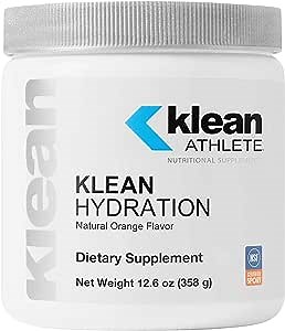 Klean Athlete Klean Hydration | Electrolyte Replacement Formula to Hydrate, Maintain Electrolyte Balance, and Rehydrate During Physical Activity | 12.6 Ounces | Natural Orange Flavor