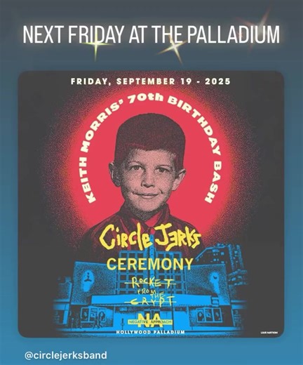 38K views · 1K reactions | Last call for tickets. Get yours here at: www.ticketmaster.com/event/0900628EED45220F  | Circle Jerks: Photo & Video Gallery from the Band | Facebook