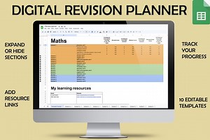 GCSE A-level Revision Planner: Exam Timetable Template (digital Download) - Etsy