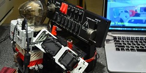 Tiny Humanoid Robot Learning to Fly Real Airplanes