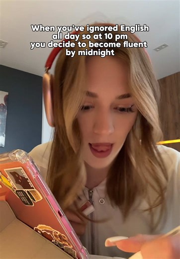 POV: 10 pm panic-studying English like it’s a boss fight.