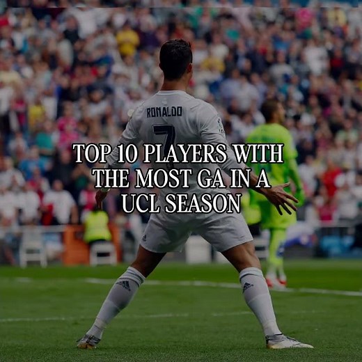 Top 10 Players With the Most GA in a UCL Season