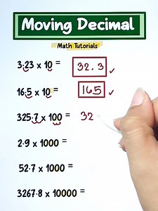 Moving Decimal Hack ‼️ #Math #mathteachergon #mathhacks #teachergon #mathmadeeasy #mathdrill #basicmath #decimals #MathTutorials | Math Tutorials