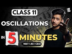 Oscillations Class 11 In 5 Minutes | Quick Revision | NEET, JEE & CBSE | Physics One Shot