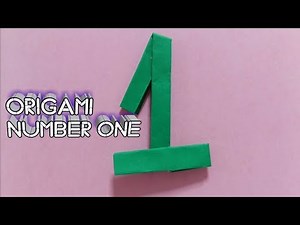 Learn To Fold Origami/Easy Number One