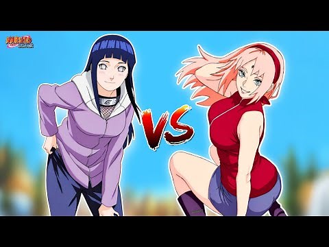 ♥️🌀 Hinata VS Sakura: Full Power Battle! | Ultimate Naruto Showdown 🌀♥️