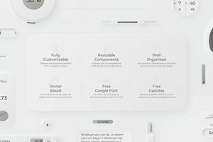 Neumorphism   Glassmorphism UI Kit, an UI Kit Template by LH Designs