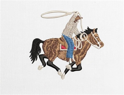 Cowboy Horse Embroidery Design, Western Rodeo Machine Pattern (digital Download) DST PES All Formats - Etsy