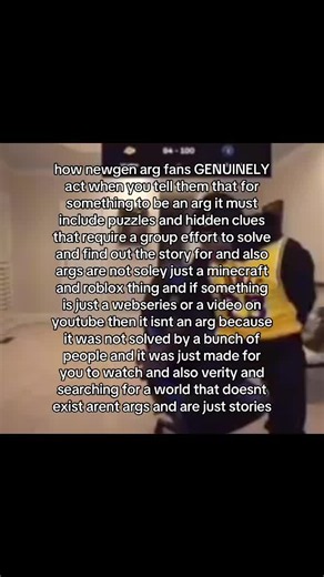 What Is An ARG: defining alternate reality games