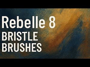 Rebelle 8 Digital Painting Demo | Bristle Brushes, Watercolors & Oils in Action