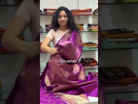 Twill Kanchi Pattu silk sarees | | Teja Sarees #gadwal ‪@brideessentials‬​